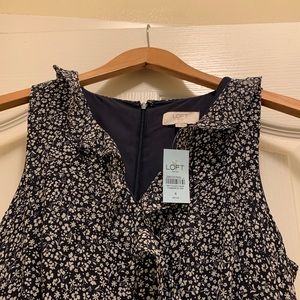 Loft Floral jumpsuit.